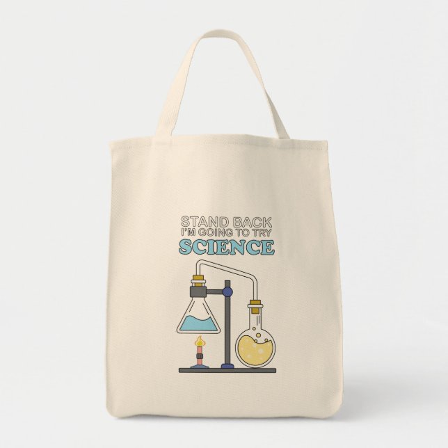 Tote Bag Essayer la science (Devant)