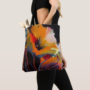 Tote Bag Essence du jardin – Expression florale abstraite