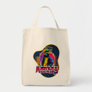 Tote Bag Estampa Graffiti Art Monkey Rap Hip Hop - Bolsa