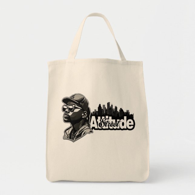 Tote Bag Estampa Hip Hop - Attitude Street - Bolsa (Devant)