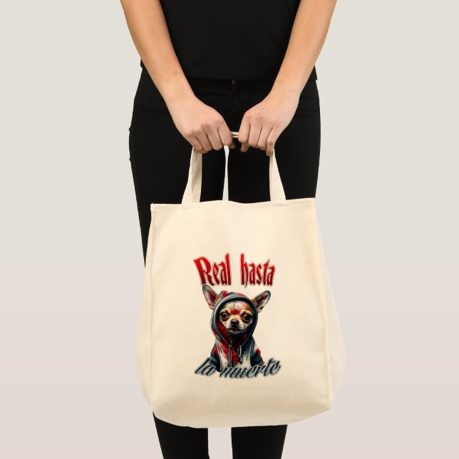 Tote Bag Estampa Hip Hop - Real Hasta La Muerte - Bolsa (Devant (produit))