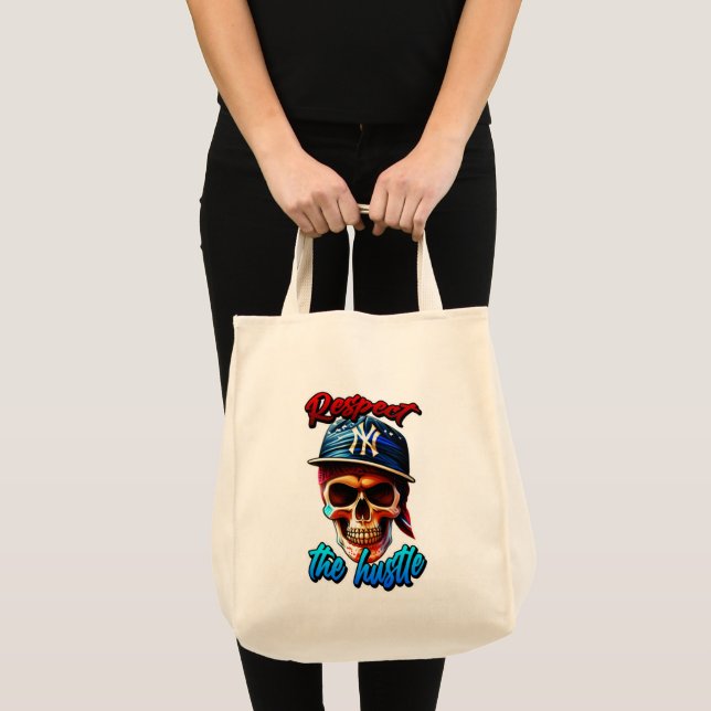 Tote Bag Estampa Hip Hop - Respect the Hustle - Bolsa (Devant (produit))