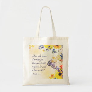Tote Bag Ester 4:14 Venez au Royaume pour un tel temps