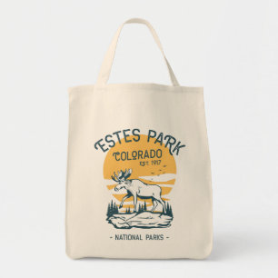Tote Bag Estes Park Colorado National Park Moose Sunset
