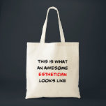 Tote Bag esthétique, génial<br><div class="desc">esthéticienne géniale</div>