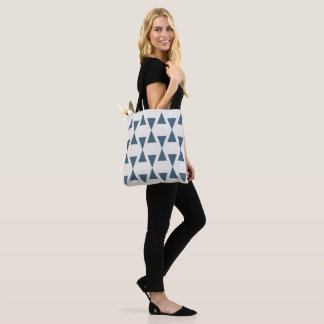 Tote Bag Estrutura A | Azul Ardósia & Off-White