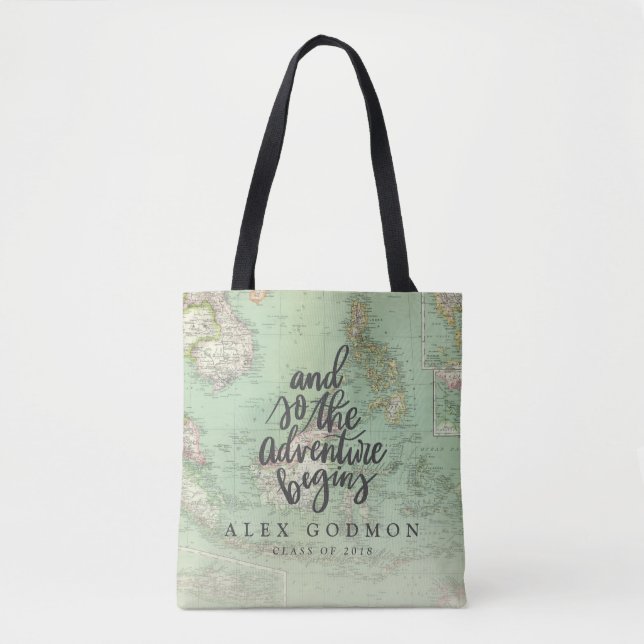 TOTE BAG ET DONC L'AVENTURE COMMENCE (Devant)