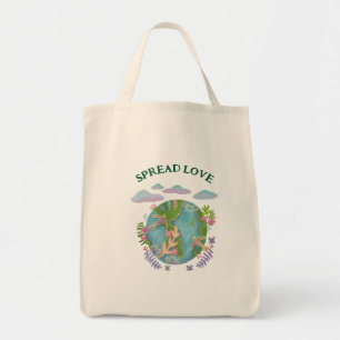 Tote Bag Étaler le jour des terres d'amour
