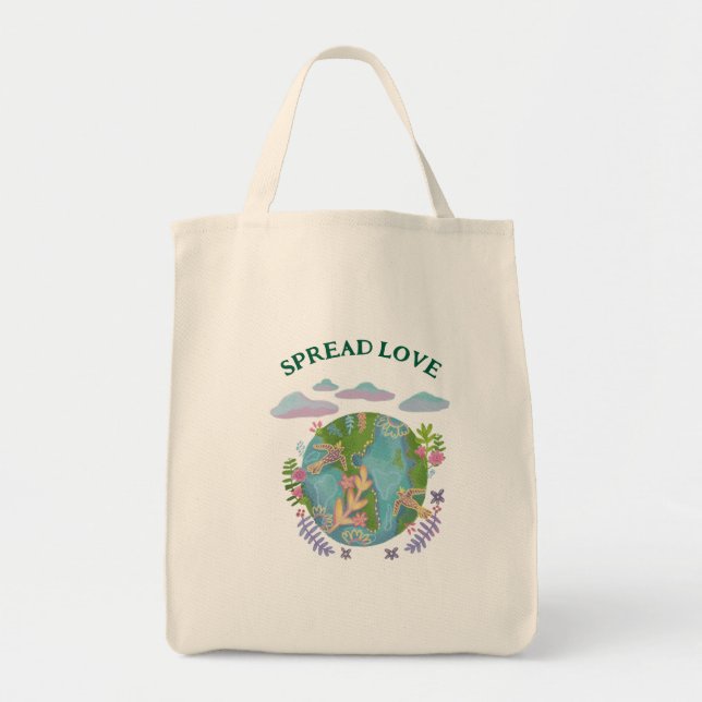 Tote Bag Étaler le jour des terres d'amour (Devant)
