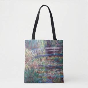 Tote Bag Etang Lily (Harmonie Rose), Monet
