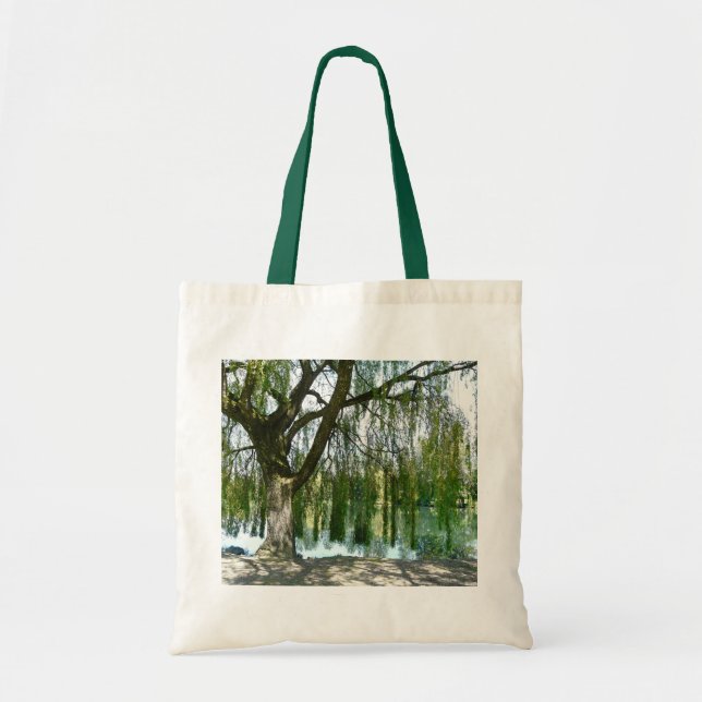 Tote Bag Étang par le saule pleurant (Devant)