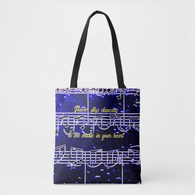Tote Bag Étapes musicales - Blues électriques Fourre-tout (Devant)