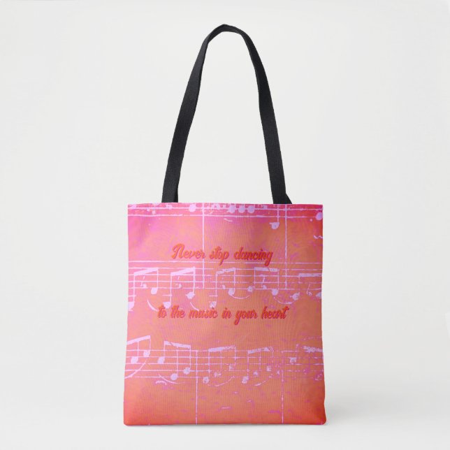 Tote Bag Étapes musicales - Mango Tango Fourre-tout (Devant)