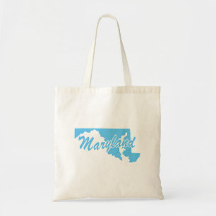 Tote Bag État De La Forme Du Maryland