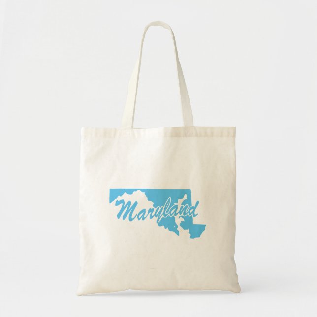 Tote Bag État De La Forme Du Maryland (Devant)