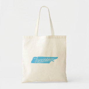 Tote Bag État De La Forme Du Tennessee