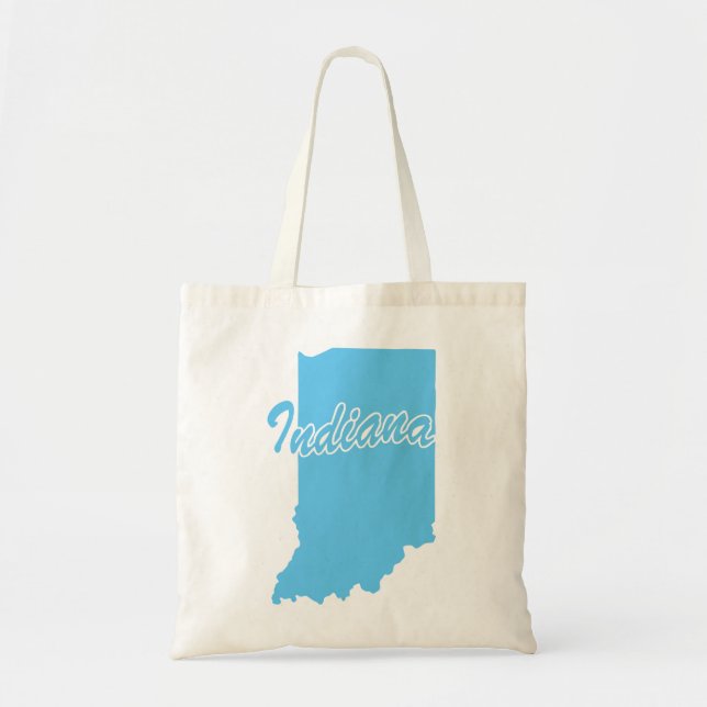 Tote Bag État De La Forme Indiana (Devant)