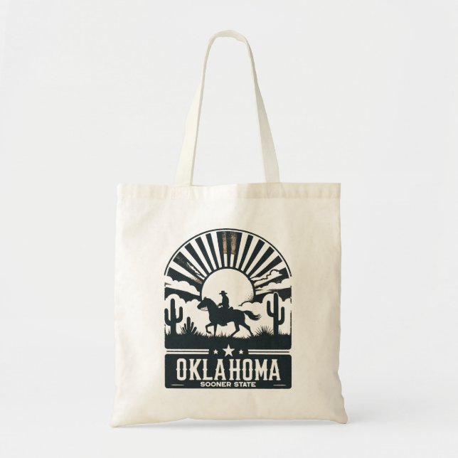 Tote Bag État d'Oklahoma Sooner (Devant)