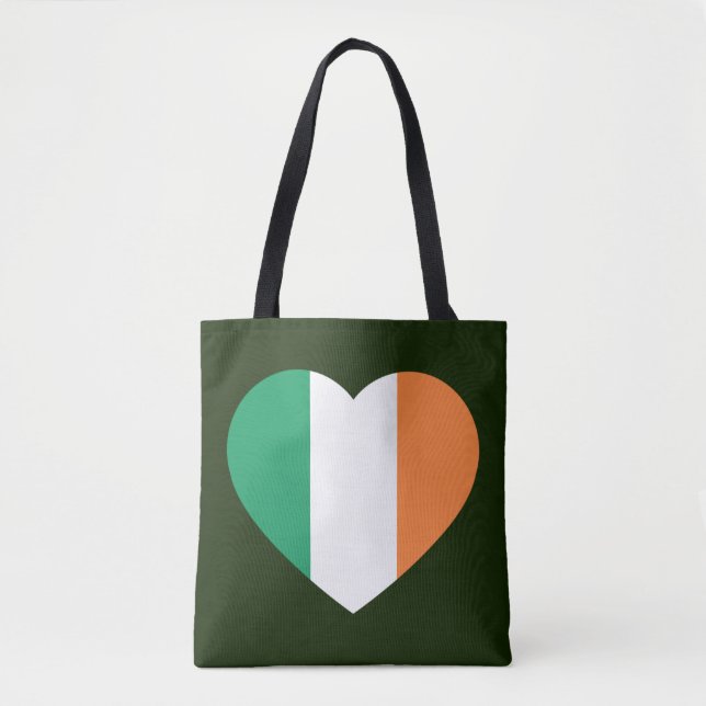 Tote Bag État Heartflag irlandais (Devant)