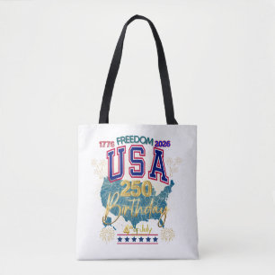 TOTE BAG ÉTATS-UNIS 250 ANS DE LIBERTÉ