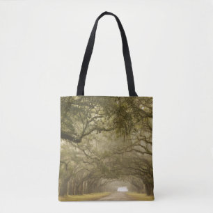Tote Bag États-Unis, Géorgie, Savannah, Une allée bordée de