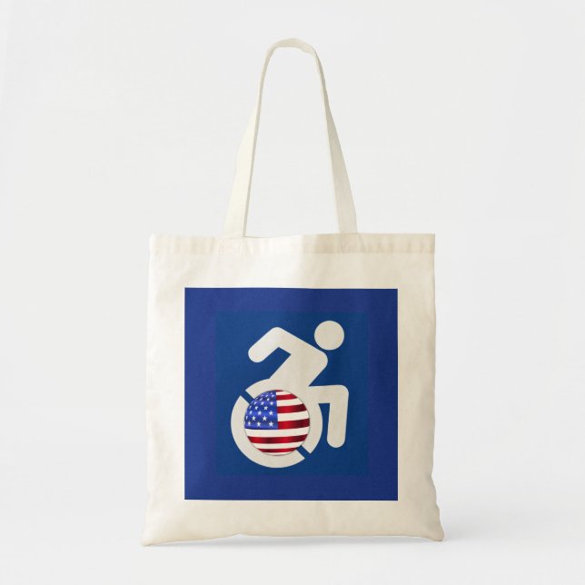 Tote Bag États-Unis handicapés (Devant)