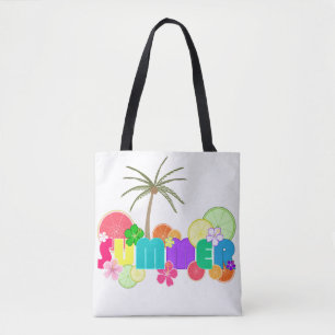 Tote Bag Été (avec palmier)