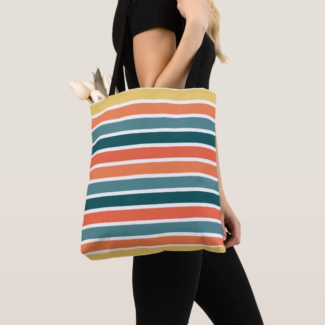 Tote Bag Été de '77 Stripes (De près)
