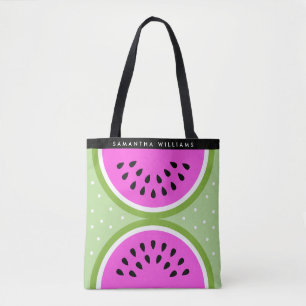 Tote Bag Eté de pastèque découpée personnalisée