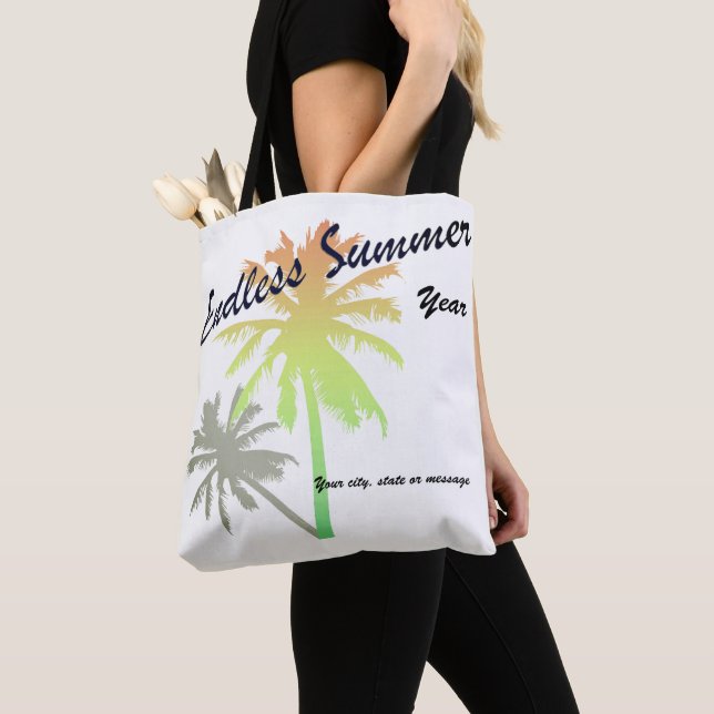 Tote Bag Été sans fin - Fourre-tout personnalisable (De près)