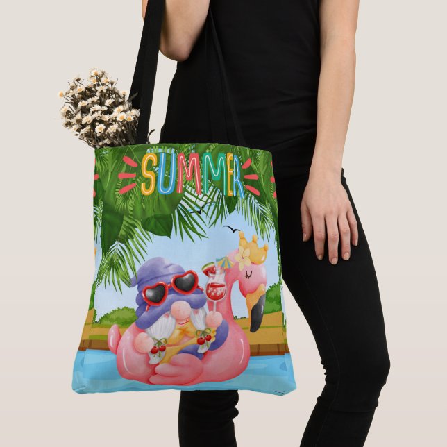 Tote Bag ÉTÉ, style nomo (De près)