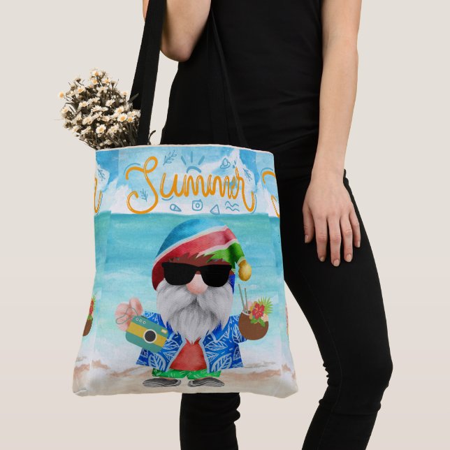 Tote Bag ÉTÉ, style nomo (De près)