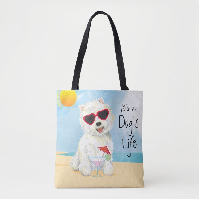 Tote Bag Été Westie (Devant)