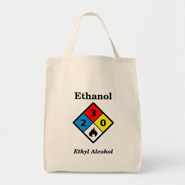 Tote Bag Ethanol MSDS Label (Devant)