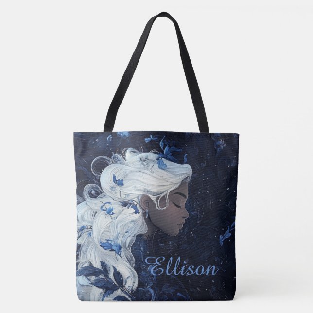 Tote Bag Ethereally Blue (Devant)