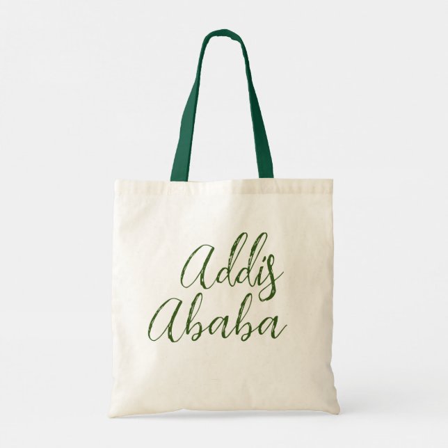 Tote Bag Éthiopie Addis-Abeba Conception simple (Dos)