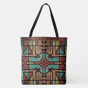Tote Bag Ethnic African Tribal Motif géométrique Fourre-tou