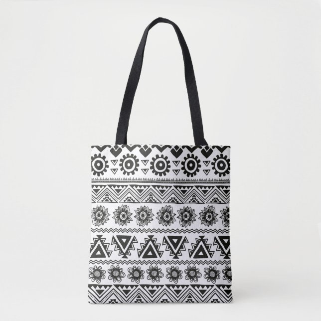 Tote Bag Ethnie tribale homogène (Devant)