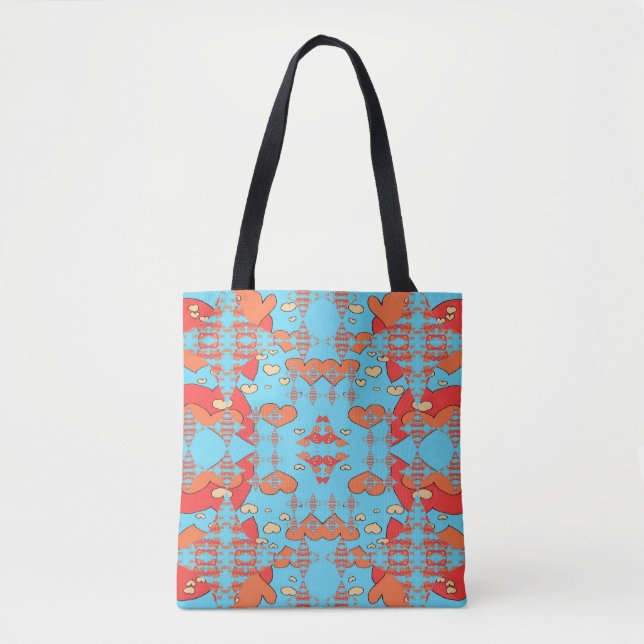 Tote Bag Étincelles de cœurs (Devant)