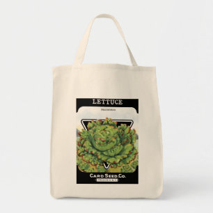 Tote Bag Étiquette de paquet de graine de laitue