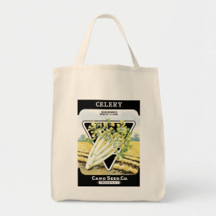 Tote Bag Étiquette de paquets de graines de céleri