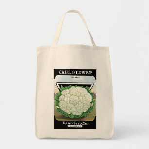 Tote Bag Étiquette de paquets de graines de chou-fleur