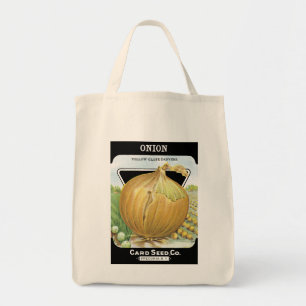 Tote Bag Étiquette de paquets de semences d'oignon