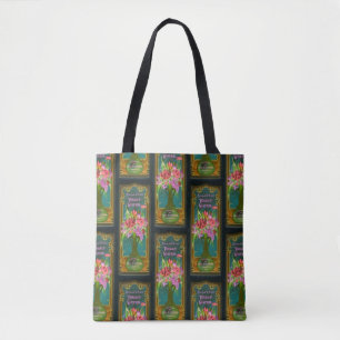 Tote Bag Étiquette de parfum floral victorien