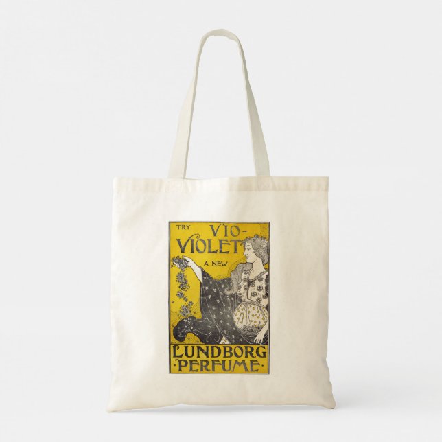 TOTE BAG ÉTIQUETTE DE PARFUM VIO-VIOLET (Dos)