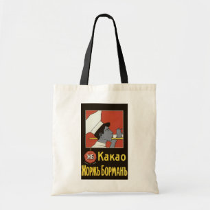 Tote Bag Étiquette de produit vintage, Kakao chocolat chaud
