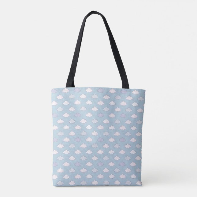 Tote Bag Étoile céleste de nuage fantaisiste (Dos)