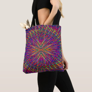 Tote Bag Étoile tourbillonnante psychédélique.......