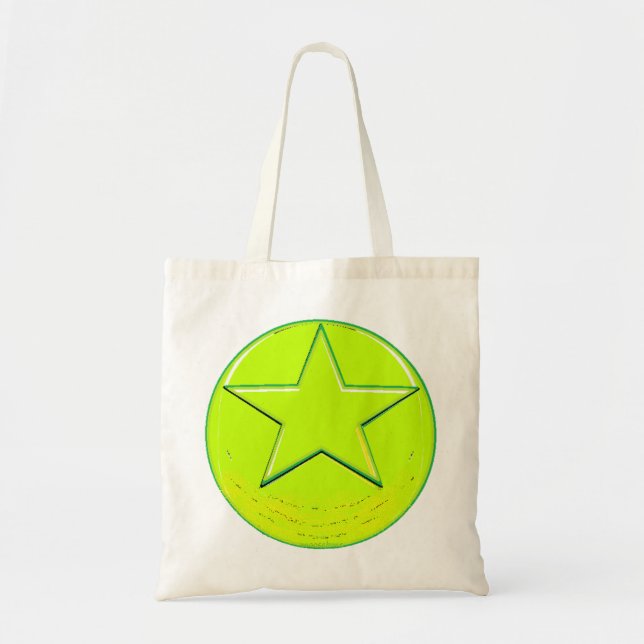 Tote Bag Étoile verte (Devant)
