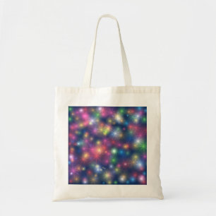 Tote Bag Étoiles brillantes colorées Lumières cosmiques